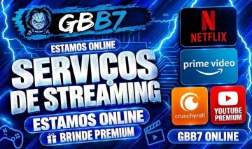 NETFLIX, CRUNCHYROLL, YOUTUBE PREMIUM, PRIME MELHOR PREÇO | SUPORTE RÁPIDO