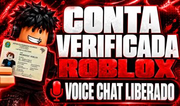 CONTA ROBLOX VERIFICADA COM IDENTIDADE RG + VOICE CHAT | IDADE 18-21