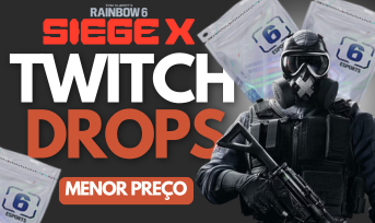 [MENOR PREÇO] TWITCH DROPS RAINBOW SIX (R6) - x24 Esports Pack