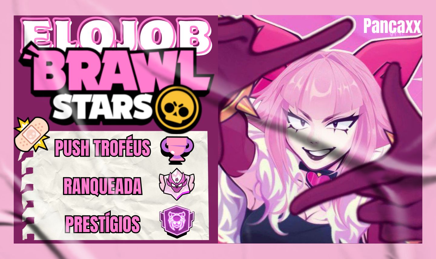 Elojob Brawl stars - Upo Ranqueada, Prestígio e Push troféus.