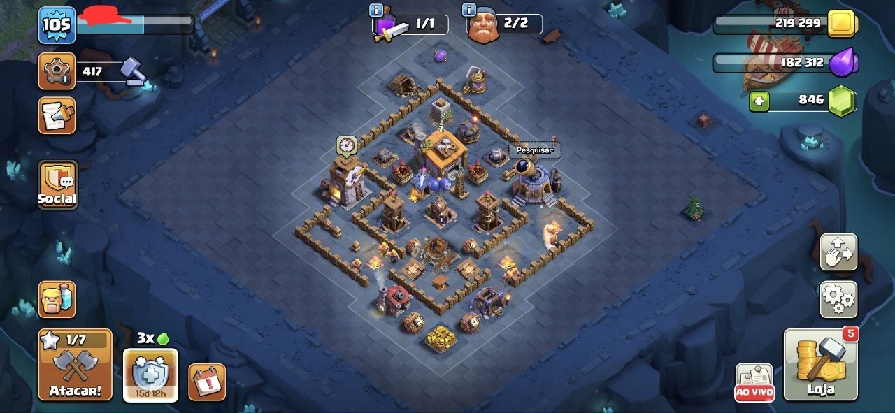 CONTA CLASH OF CLANS CV12