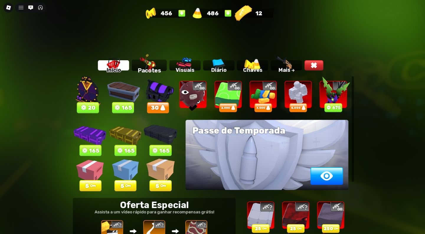 Conta de Roblox Rivals, Level 100, WinRate bom e outros.