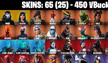 CONTA FORTNITE com Grind | Clutch | Supersonic | Inferno |Ark e 65 SKINS