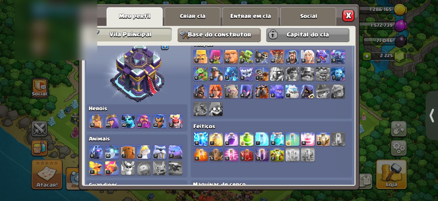 CV18 QUASE FULL - CLASH OF CLANS