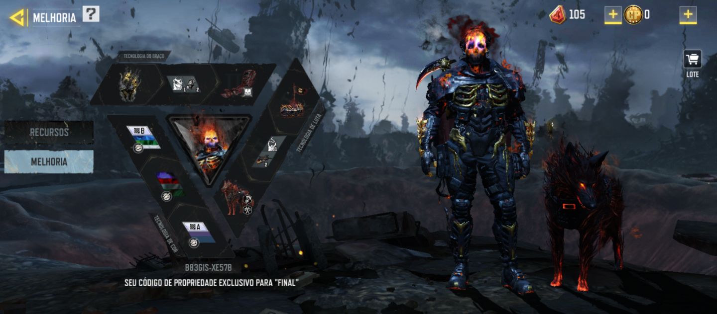 CONTA CALL OF DUTY MOBILE | 5 MÍTICAS + 16 LENDÁRIAS + 23 PATENTES LENDÁRIAS
