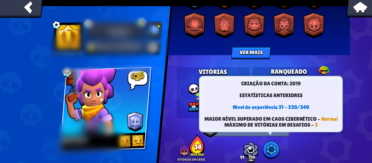 Brawl Stars Brawlers Conta em promoção