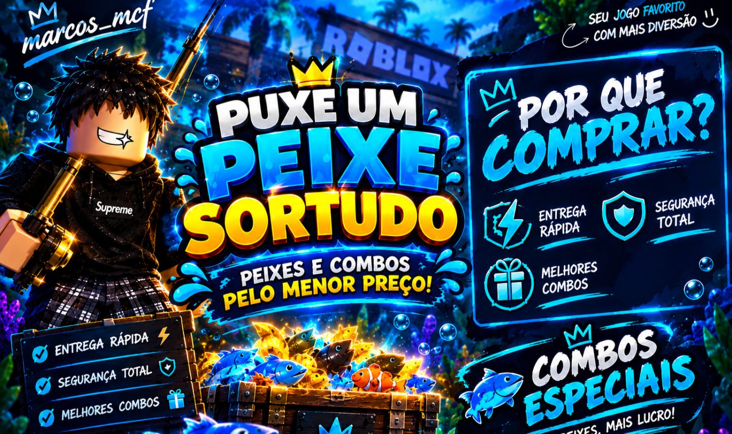 PUXE UM PEIXE SORTUDO | PEIXES + COMBOS PELO MENOR PREÇO!