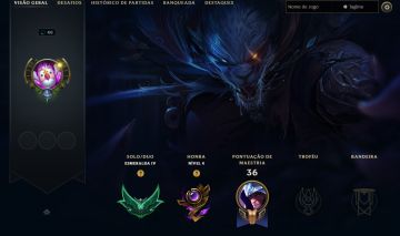 CONTA LOL ESMERALDA 4 | MMR BUFFADO | GANHA 30 PDL E PERDE 10 |SKIN LUCIAN&VIEGO