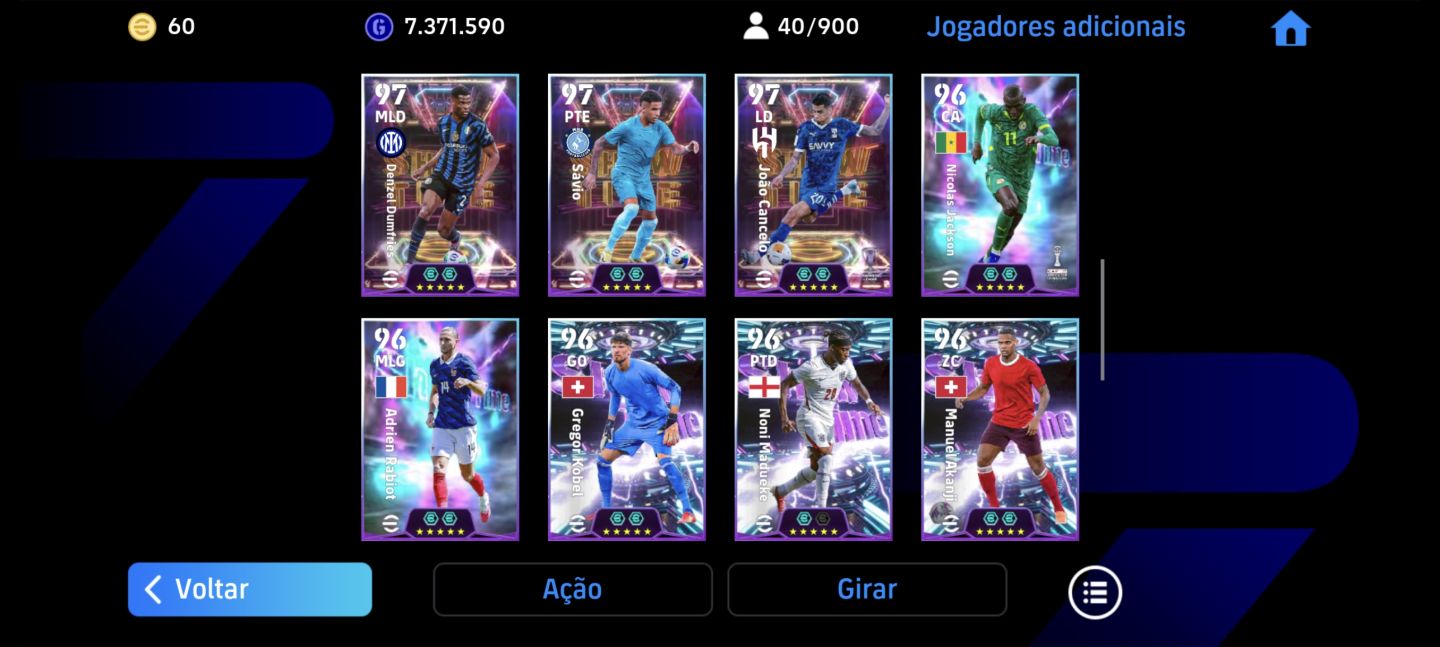 Conta Efootball Recheada Mobile