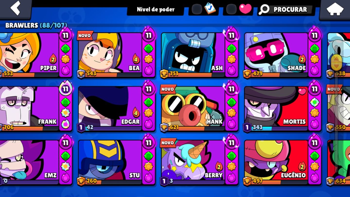 CONTA DE BRAWL STARS BARATA!!