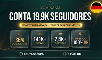 CONTA ALEMANHA MONETIZADA / SEM DOC / SUBIDA LATAM
