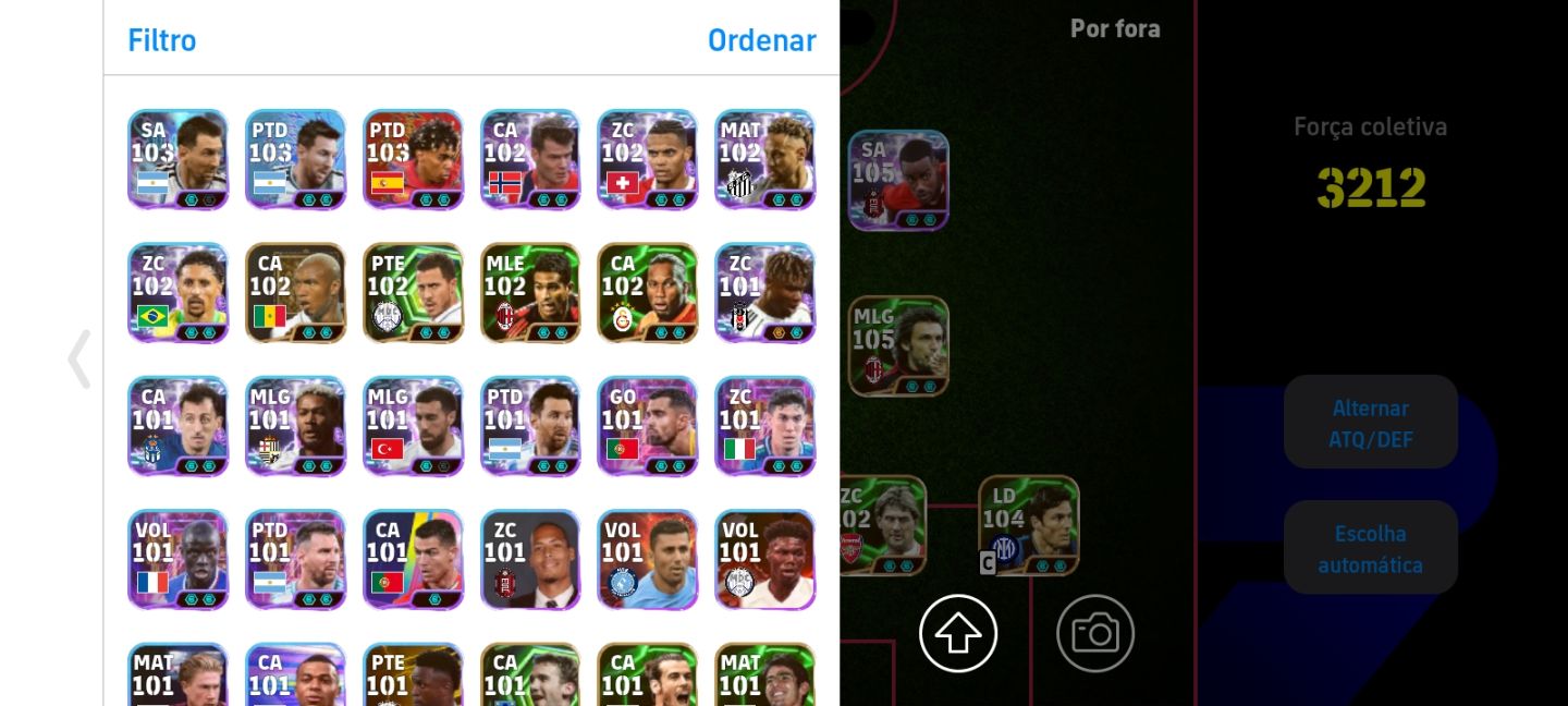 Conta eFootball SUAREZ MBAPPE PSG PRIME PIRLO SÓ CRAQUE!!!
