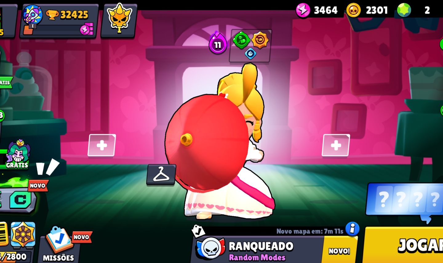 Conta de Braw stars, com skins raras e 32K de trofeus
