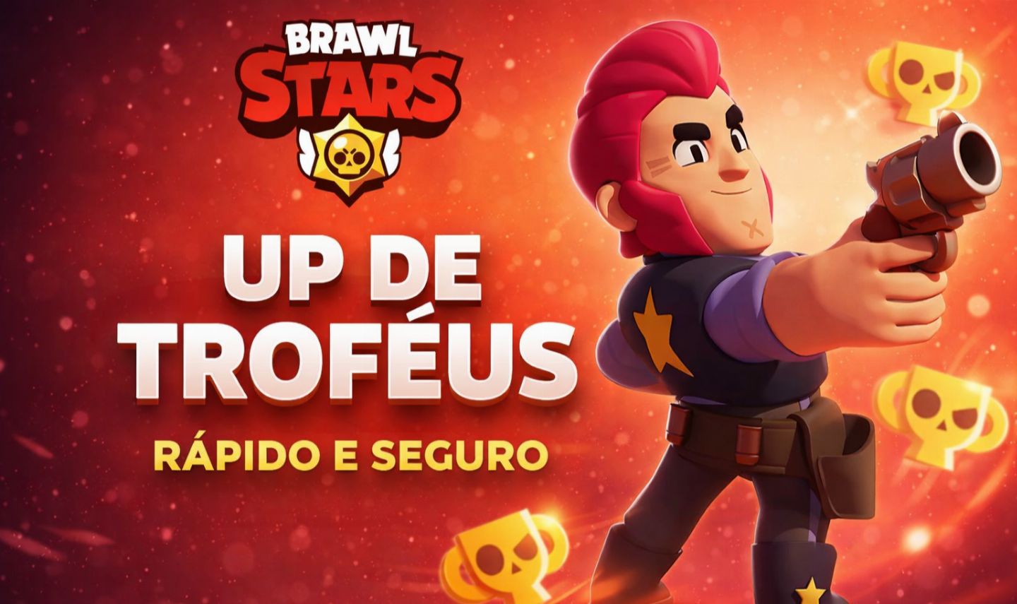 UP INSANO BRAWL STARS + TROFÉUS