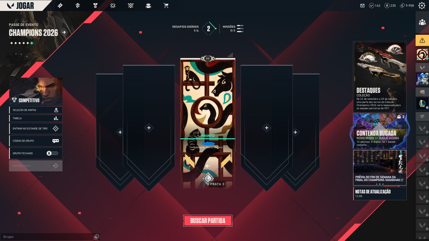 CONTA VALORANT MUITO BOA COM KARAMBIT RGX!!