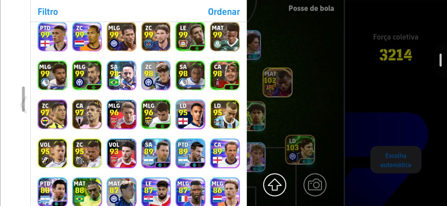 CONTA EFOOTBALL TOP COM ZICO 106!! RODRI BIG TIME + MALDINI + AGUERO BLITZ E+++!