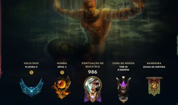 Conta do Lol com 274 skyns, 220 cromas, Nível 713, Plat 2