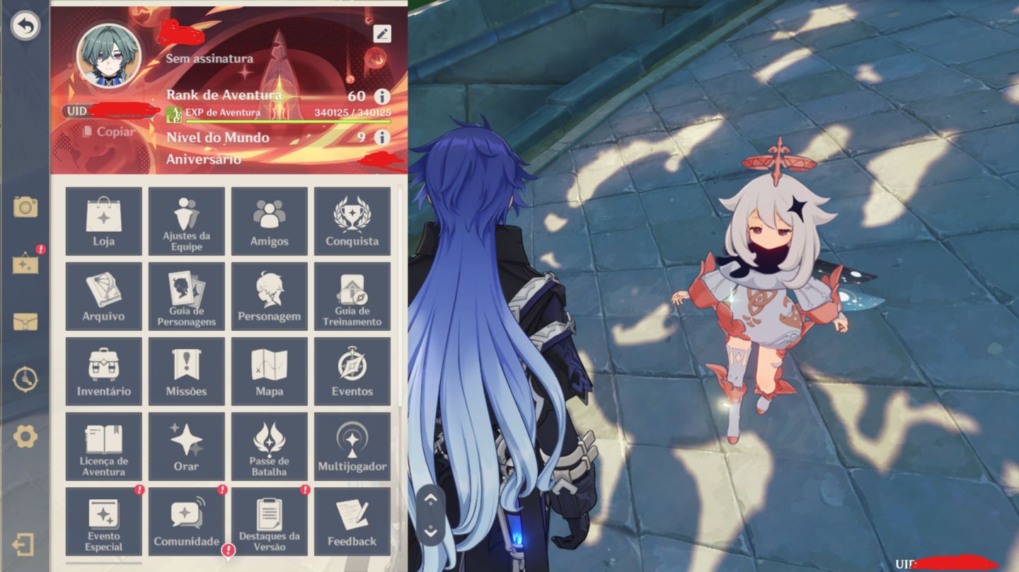 Conta genshin endgame explorada 21 5 estrelas times do meta perfeita pra 7.0
