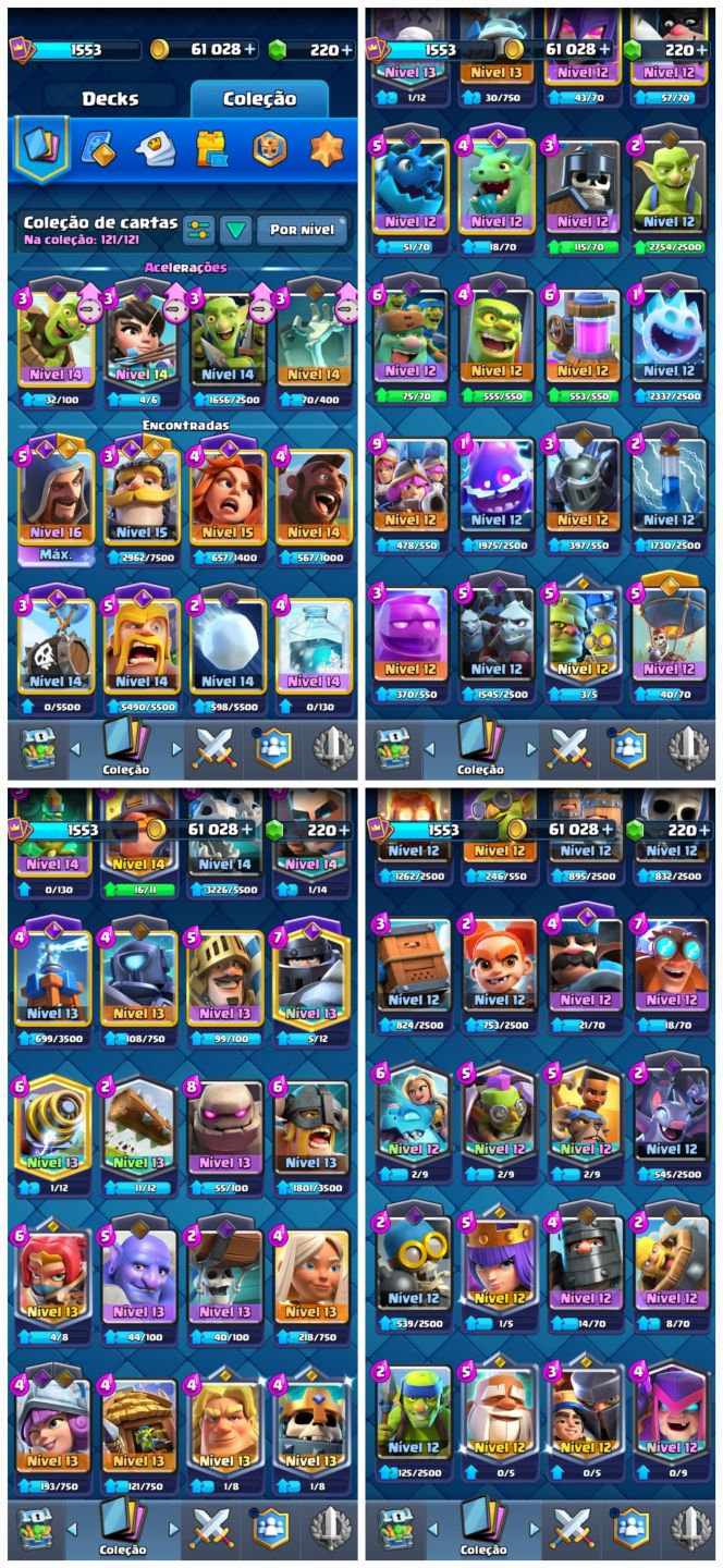 Melhor venda de conta de Clash Royale + Brawl Stars!!