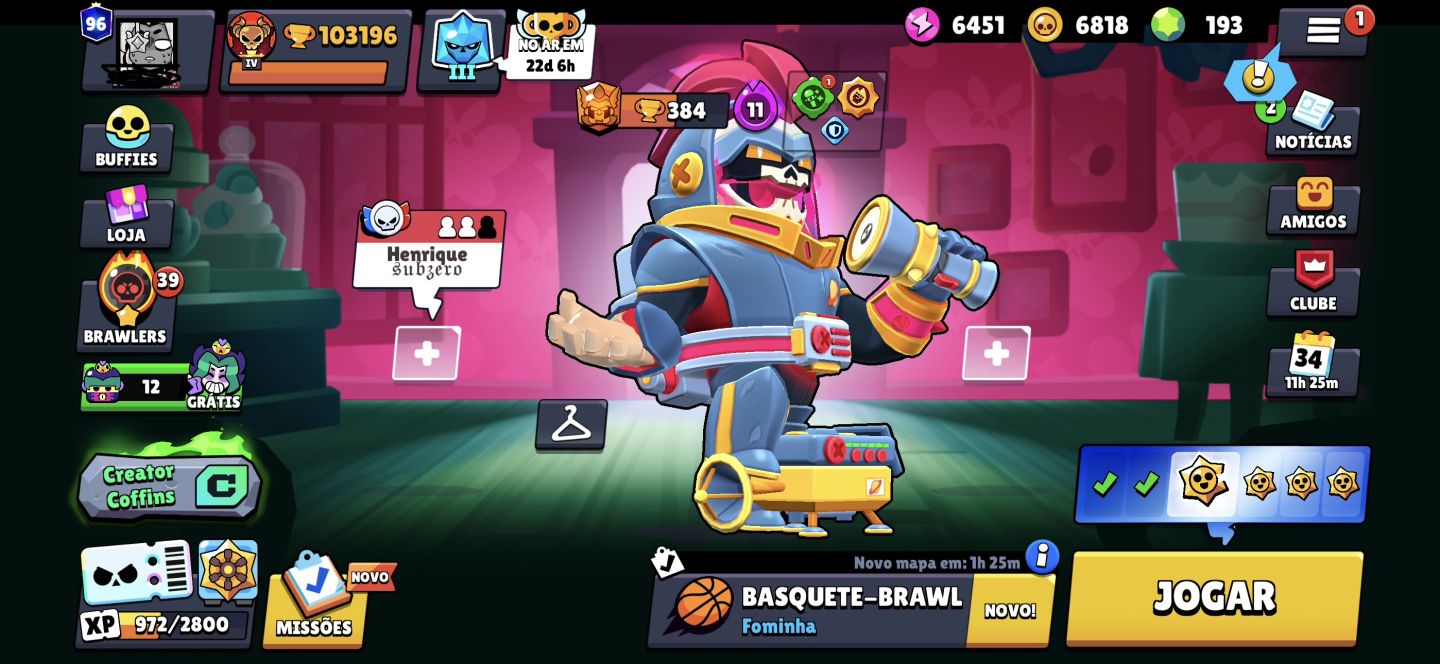 Conta Brawl Stars, MUITO UPADA