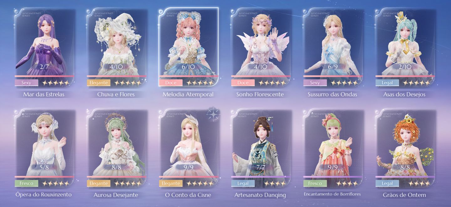 Conta: Infinity Nikki (conta inicial com bastante recurso a se coletar)