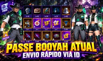 PASSE BOOYAH PREMIUM | VIA ID | FREE FIRE | + BARATO