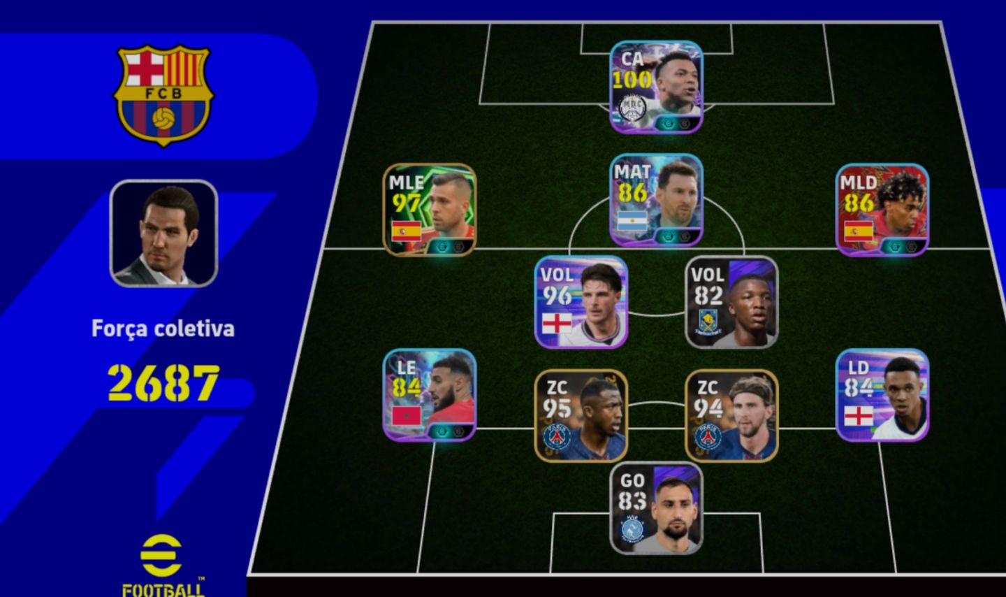 Conta Mbappe Efootball Mobile