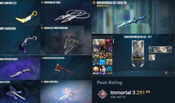 CONTA VALORANT RADiante / IMORTAL 3 | +R$3.180 EM SKINS | CONTA COMPLETA