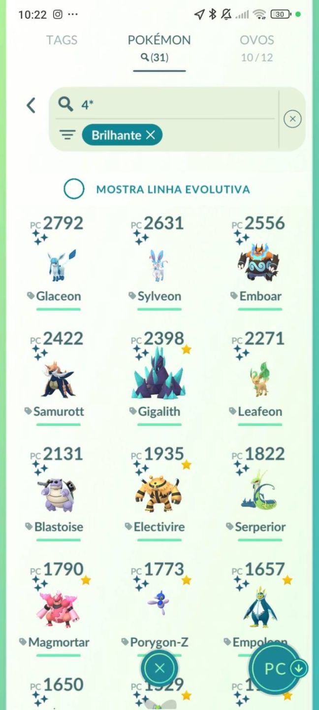 CONTA POKÉMON GO RARA LVL 70 | 1355 SHINY | 2647 POKÉMON | 275 EVENTOS