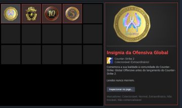 CONTA ANTIGA 2012 CS2 PRIME COM 4 MEDALHAS + PREIMIER DISPONÍVEL! + 100 HORAS CS