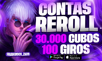 CONTAS REROLLS JUJUTSU KAISEN PHANTOM PARADE - CUBOS + SSR!!