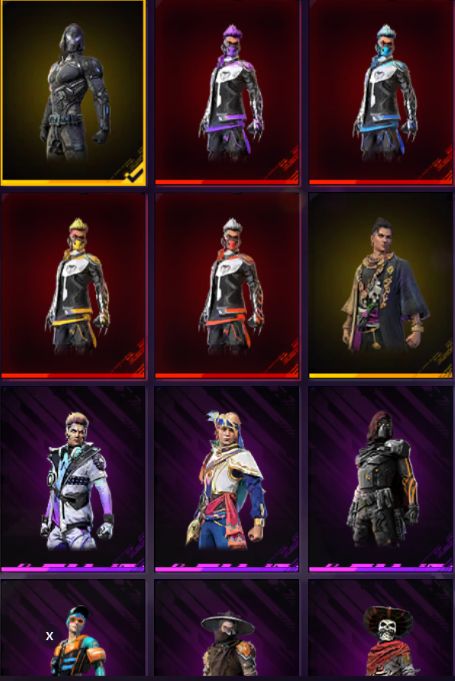 CONTA RELÍQUIA DE FREE FIRE DE 2017
