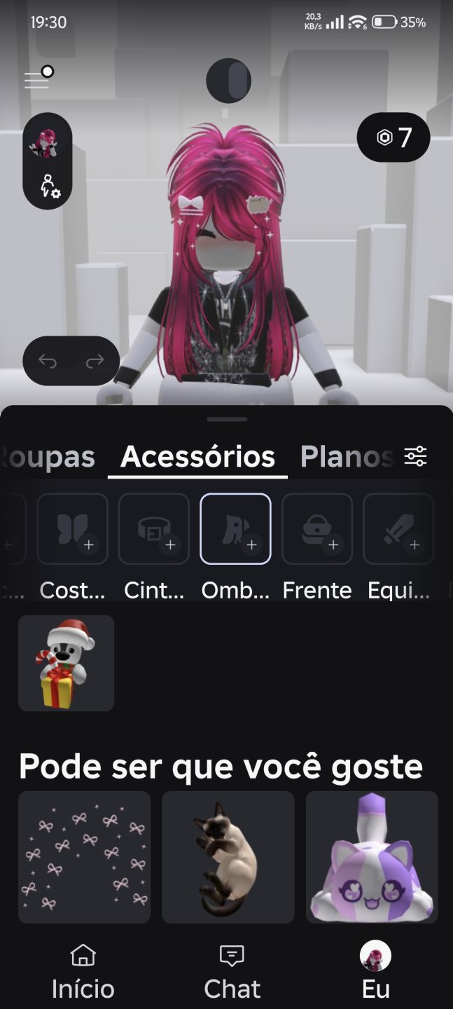 Conta Feminina Roblox