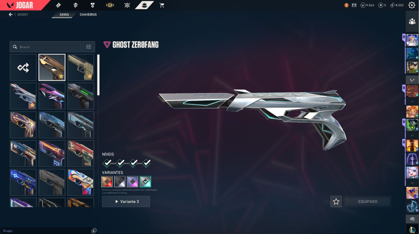 CONTA COM CHAVEIRO RIOT!