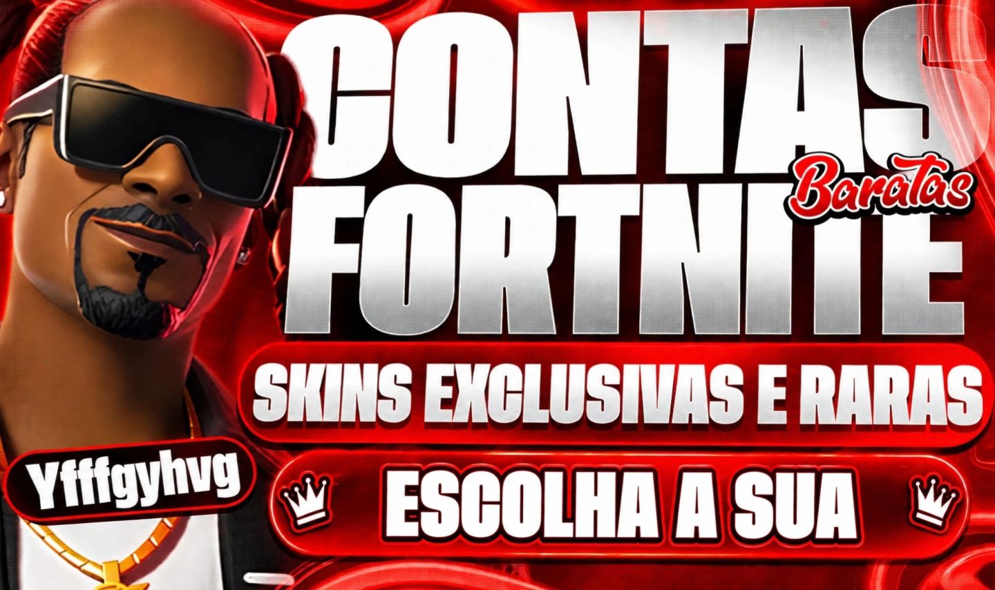 [menor preço do site]CONTAS DE FORTNITE COM SKIN GARANTIDA DA FOTO VOCÊ ESCOLHE!