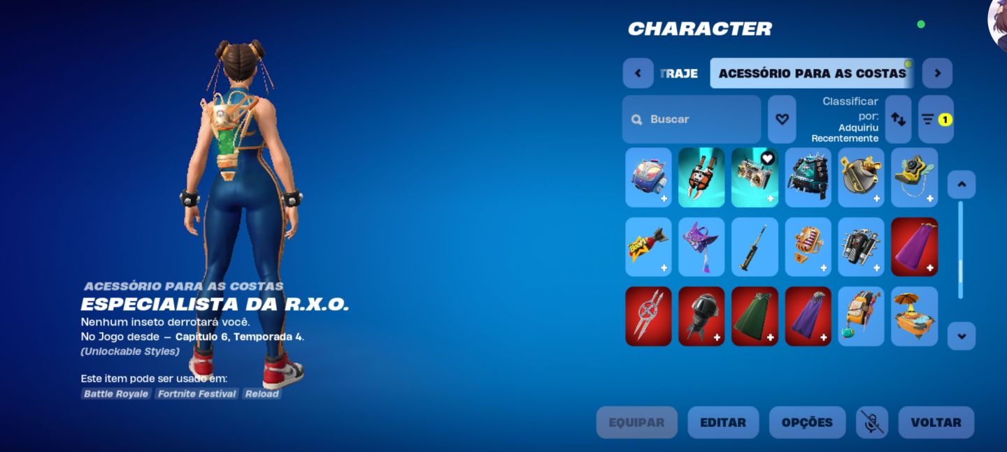 Conta de fortnite com 60 skin