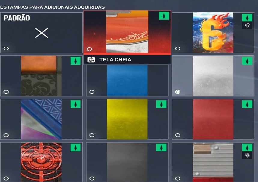 Conta antiga de R6 LVL 975