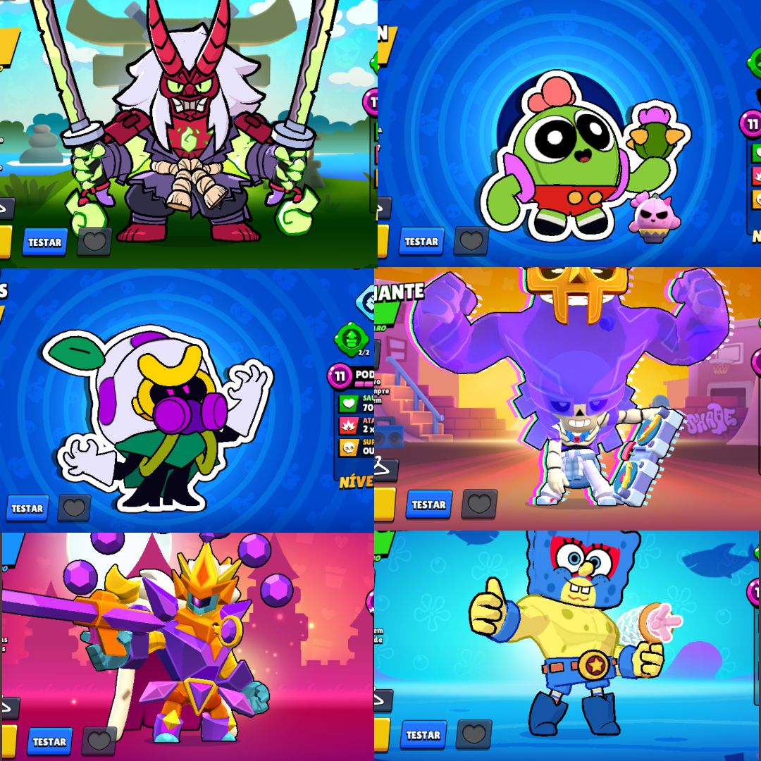 (PROMOÇÃO) CONTA BRAWL STARS 90K+ | 90 BRAWLERS FULL | MESTRE III | SKINS RARAS