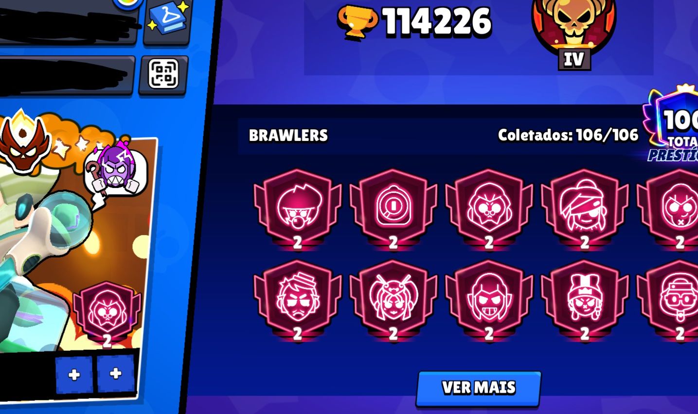 CONTA BRAWL STARS DE 2019 - RECURSOS e Itens exclusivos