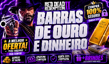 Barras e Dinheiro no Red Dead Online| Entrega Segura + Brindes
