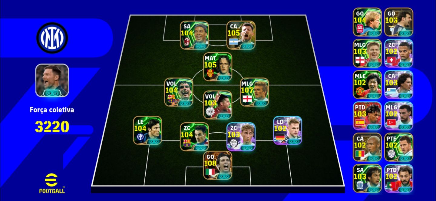 Efootball conta 3220 SÓ KONAMI ID rara