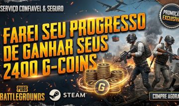 COMPLETANDO SUA MISSÃO DE 2400 GCOINS PUBG + BRINDE MELHOR PREÇO DE MERCADO