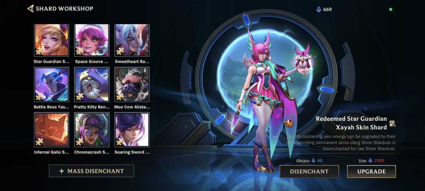 CONTA WILD RIFT | 222 SKINS | EX-DESAFIANTE