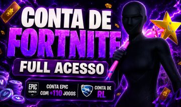 CONTA FORTNITE + 3.700 V-BUCKS | 110+ JOGOS EPIC + ROCKET LEAGUE! FULL ACESSO