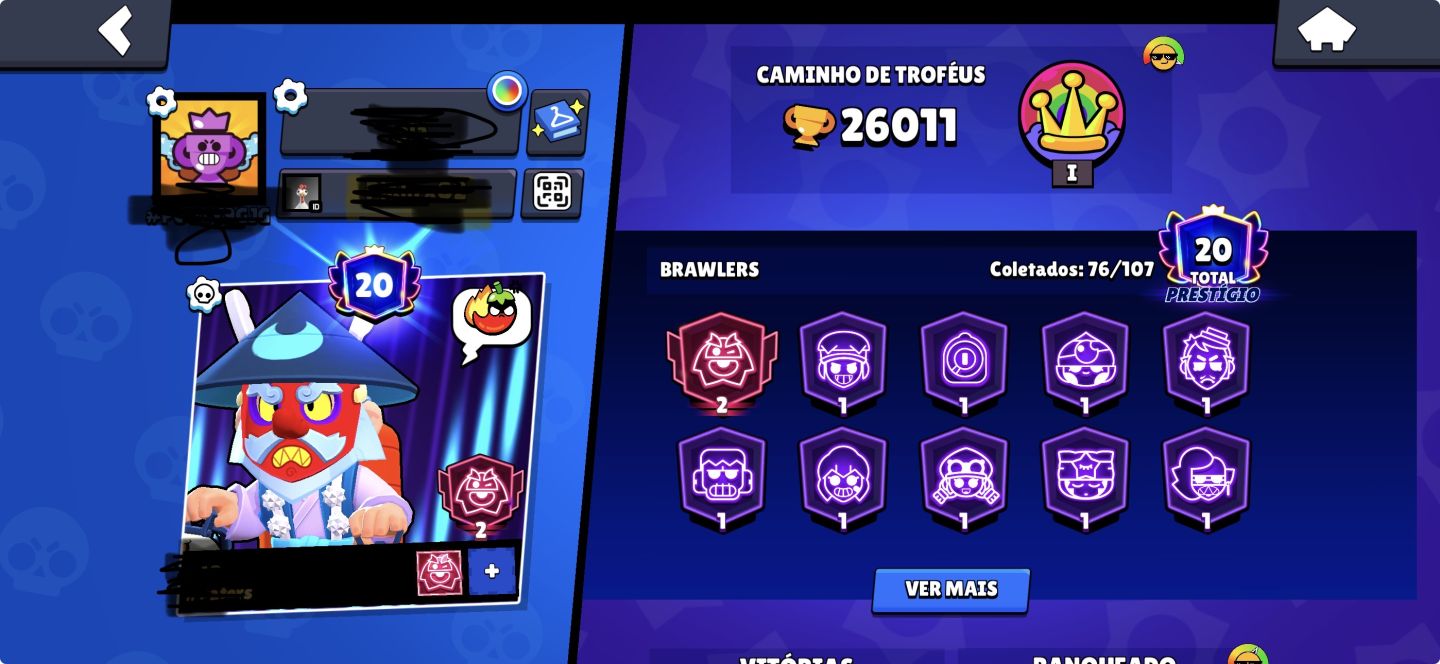 Conta de clash royale e de BRAWL STARS no precinho, as duas pelo precinho