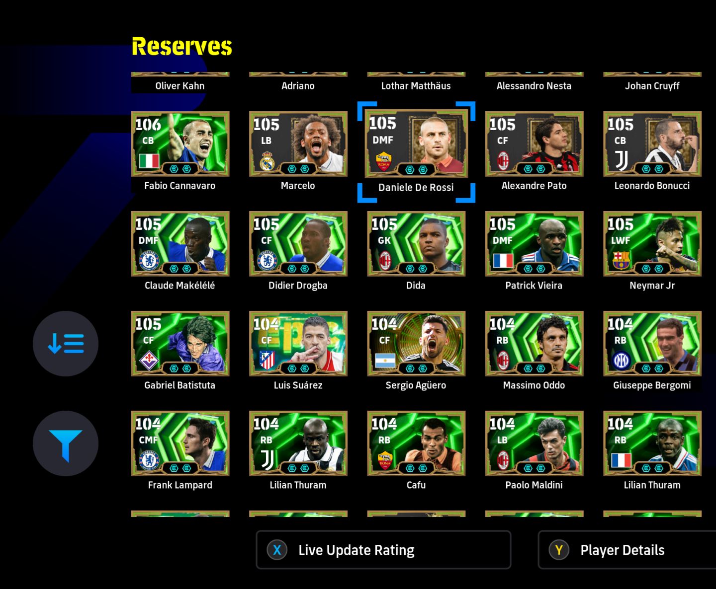 Conta eFootball Xbox / PC Microsoft - 3336 - 8 BigTime + 56 épicos + 35 ShowTime