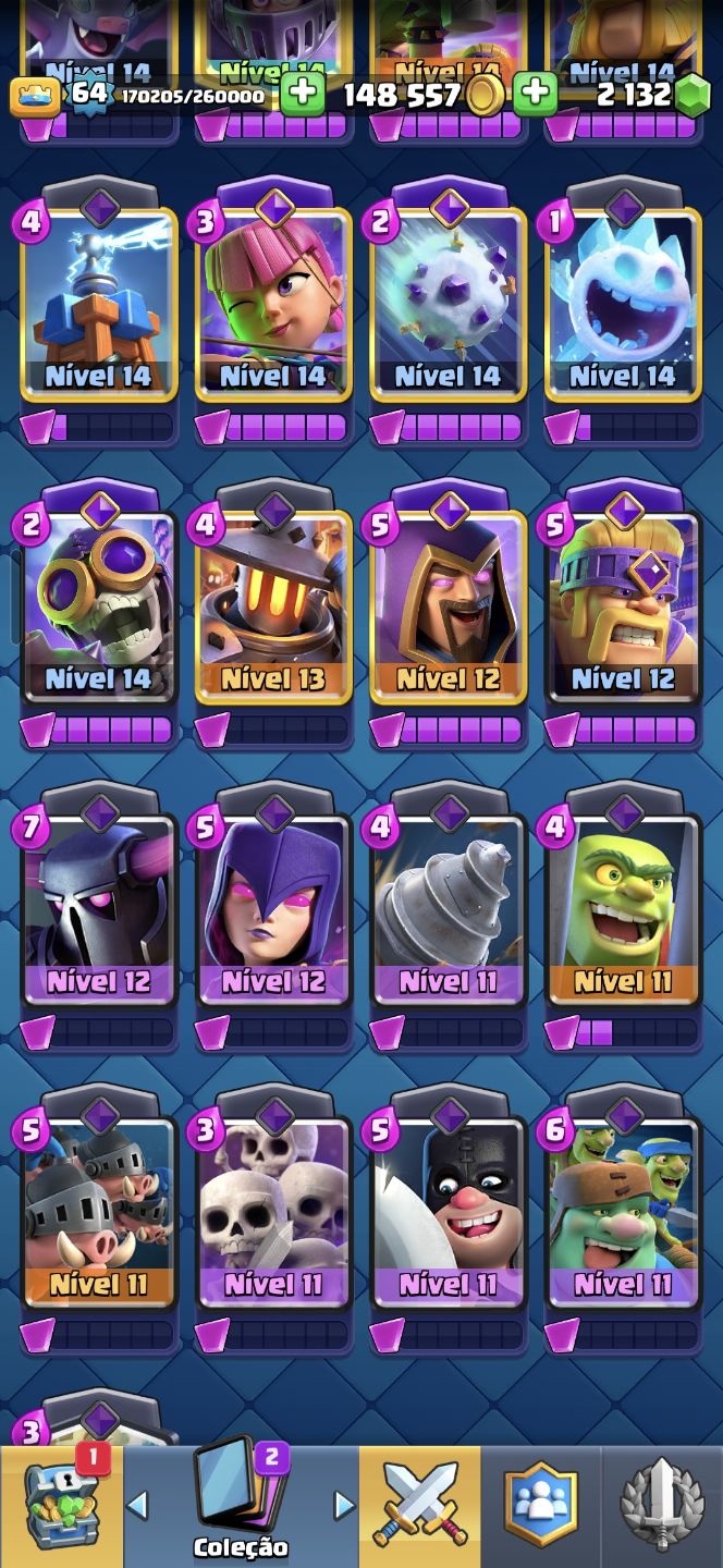 CLASH ROYALE CONTA MUITO RARA!!