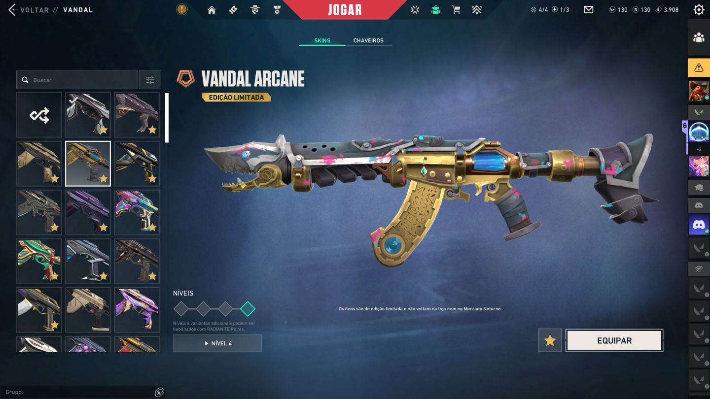 Conta Valorant Beta Ativa (+29 Skins, fora passe)