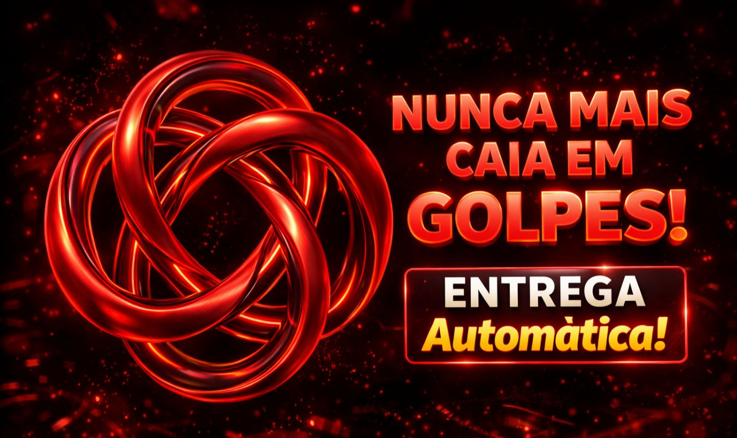 NUNCA MAIS CAIA EM GOLPES! | +BONÚS: SISTEMA ANTI-GOLPE! | ENTREGA AUTOMATICA |