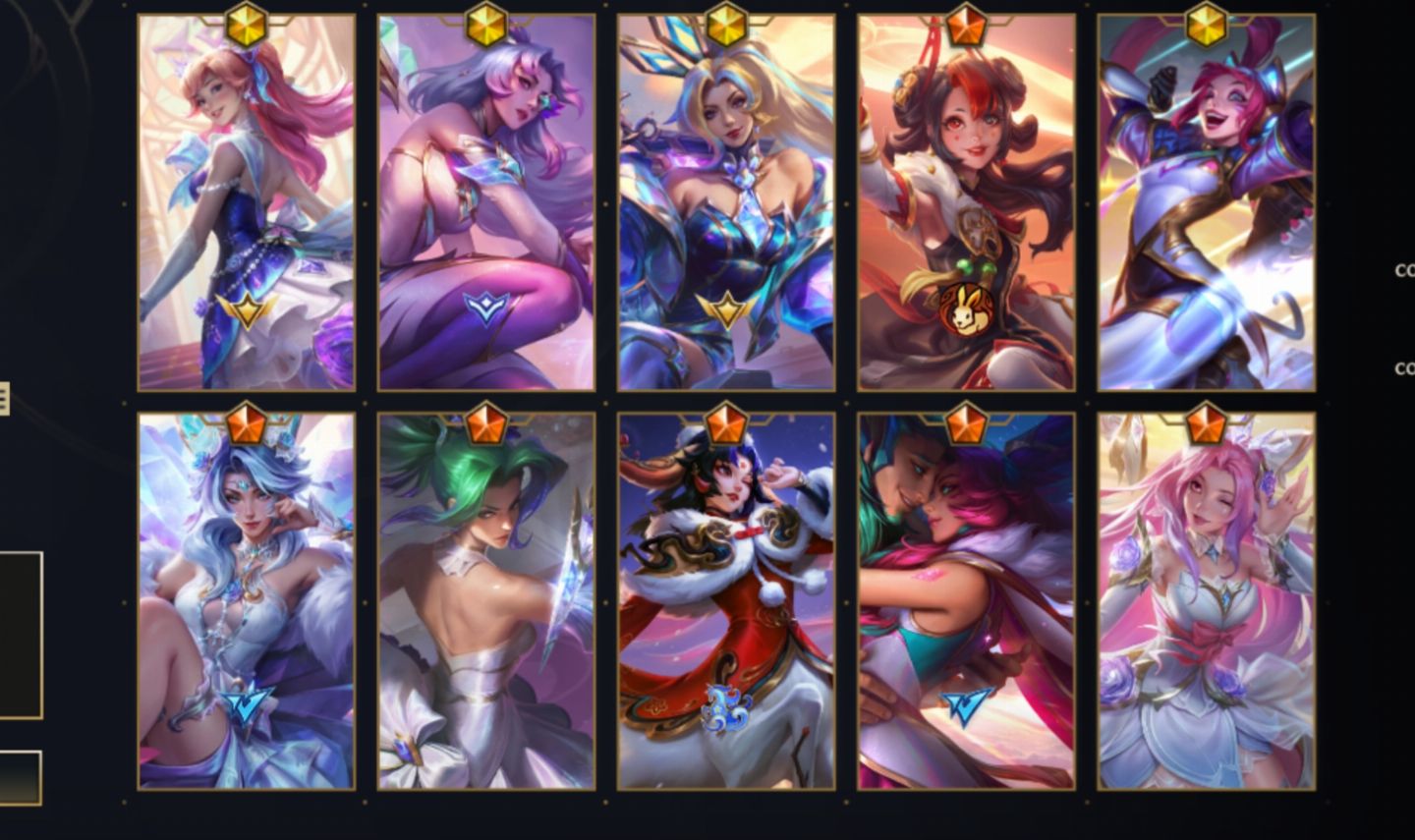 Conta do Wild Rift com skins variadas até 230 skins